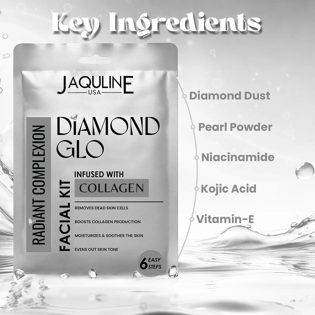 Jaquline USA Diamond GLO Facial Kit - Image 2