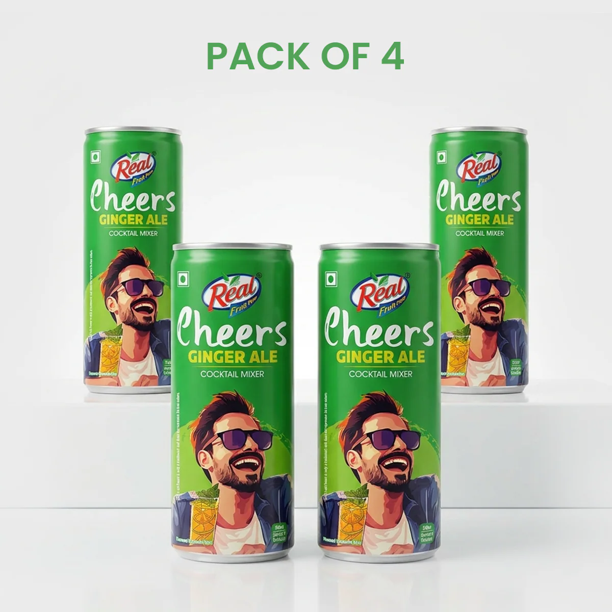 Real Cheers Ginger Ale 250ml - Image 2